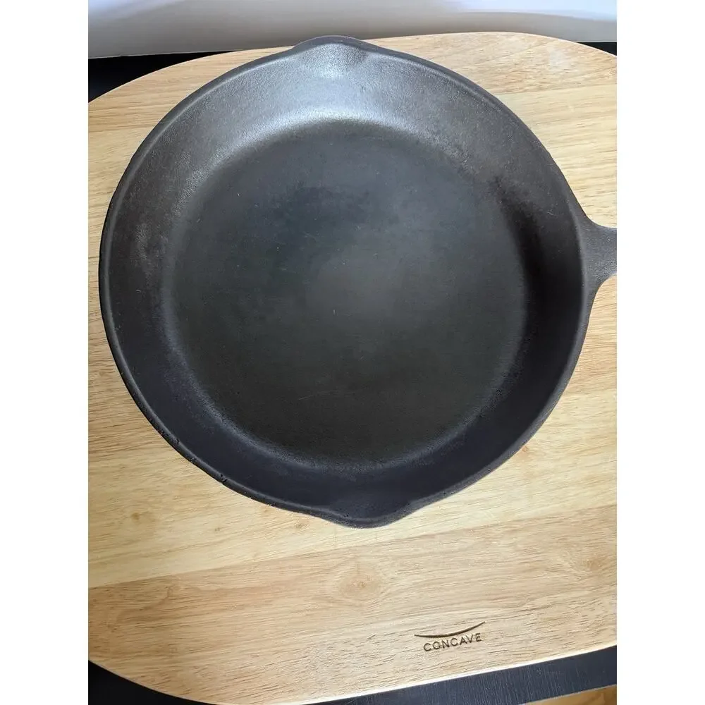 Wagner’s 1891 Original 10.5” Cast Iron Skillet Made in USA No Rock No Spin